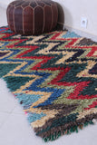 Beautiful Colorful Moroccan rug 3.2 X 6.7 Feet