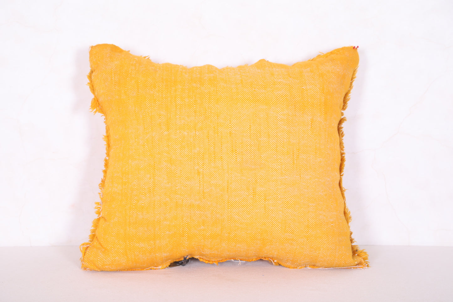Yellow Moroccan pillow 15.7 INCHES X 18.1 INCHES