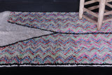 Dazzling Azilal rug 3.2 X 4.5 Feet - vintage rug
