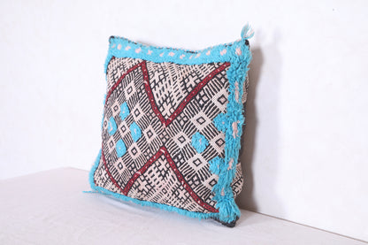 Moroccan handmade kilim pillow 16.1 INCHES X 17.3 INCHES
