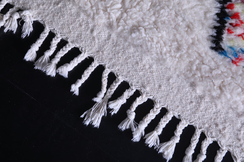 Dazzling Azilal Rug 3.2 x 4.5 FT - Vibrant Vintage Charm - moroccan rug