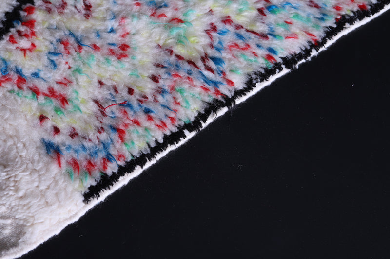 Dazzling Azilal Rug 3.2 x 4.5 FT - Vibrant Vintage Charm - moroccan rug