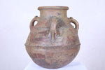 Vintage old moroccan pottery 14.9 INCHES X  15.7 INCHES
