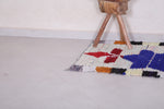Colorful vintage runner rug 2.3 X 6.4 Feet