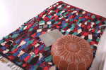 Berber runner Boucherouite rug 4.5 x 7 Feet