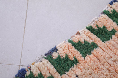 Colorful handmade moroccan berber rug 4.8 X 6.4 Feet
