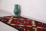 Hand woven moroccan rug 2.7 x 5.7 Feet