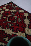 Hand woven moroccan rug 2.7 x 5.7 Feet