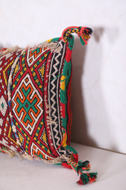 Long Moroccan pillow 14.9 INCHES X 27.1 INCHES
