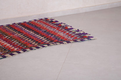 Hand woven Runner rug 3.4 x 7.9 Feet