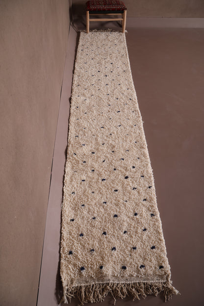 Runner handmade rug, custom wool carpet