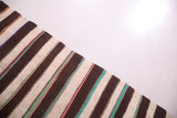 Long Striped Moroccan Kilim Rug 4.5 X 11.2 Feet