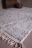 Moroccan Beni ourain rug - Wool Berber Carpet - Custom Rug