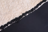 Authentic Berber Solid rug - Plain wool rug - Moroccan rug