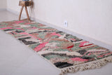 Long beautiful Moroccan rug runner 2.5 X 8.4 Feet
