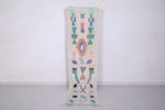 Vintage handmade runner rug  2.1 FT X 8.7 FT
