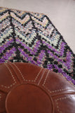 Handmade Moroccan Berber Rug 3.7 x 7.7 Feet