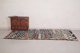Vintage Azilal Runner rug 3.8 x 7.8 Feet