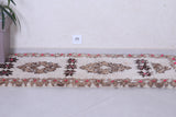 Vintage handmade moroccan berber runner rug 2.1 FT X 5.9 FT