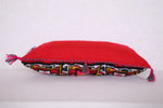 Red Moroccan pillow 14.5 INCHES X 24 INCHES