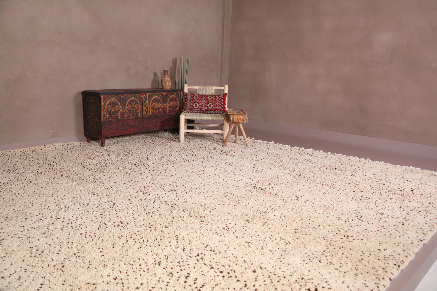 Custom Moroccan rug - Wool berber handmade carpet