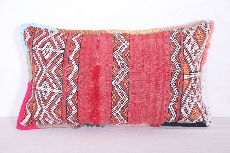 Moroccan handmade kilim pillow 13.3 INCHES X 23.2 INCHES - kilim pillow