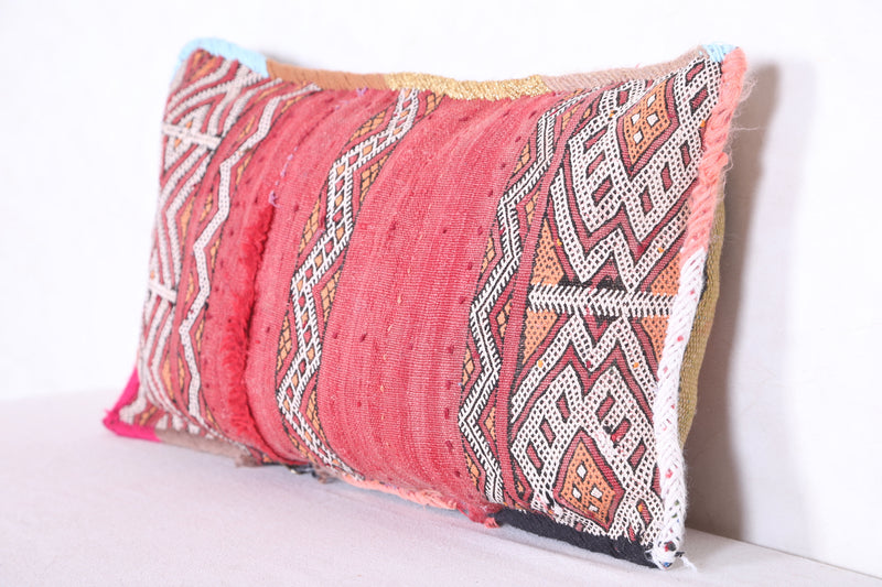 Moroccan handmade kilim pillow 13.3 INCHES X 23.2 INCHES - kilim pillow