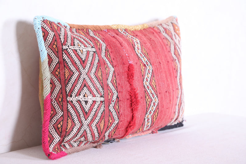 Moroccan handmade kilim pillow 13.3 INCHES X 23.2 INCHES - kilim pillow