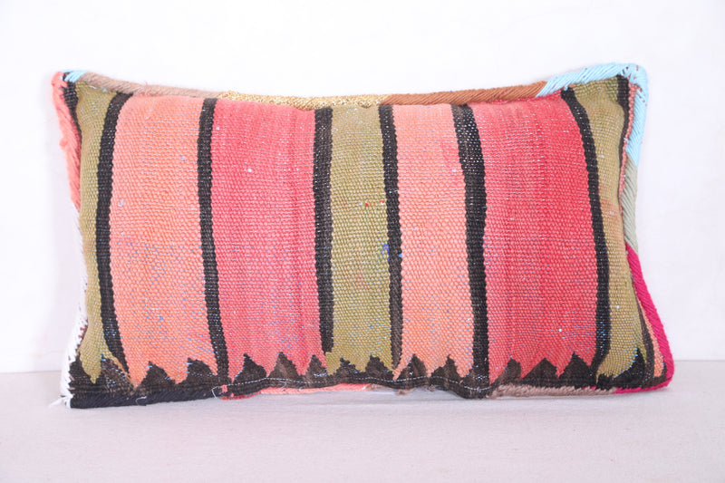 Moroccan handmade kilim pillow 13.3 INCHES X 23.2 INCHES - kilim pillow