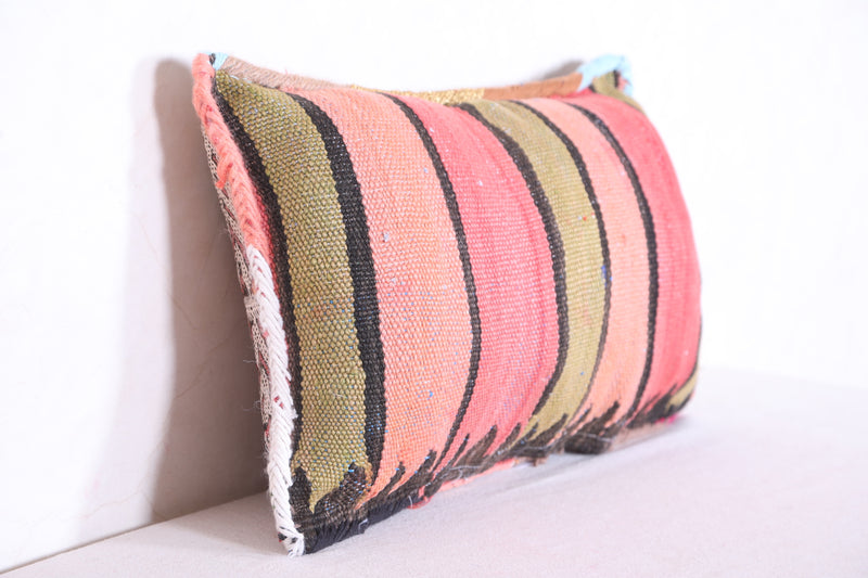 Moroccan handmade kilim pillow 13.3 INCHES X 23.2 INCHES - kilim pillow