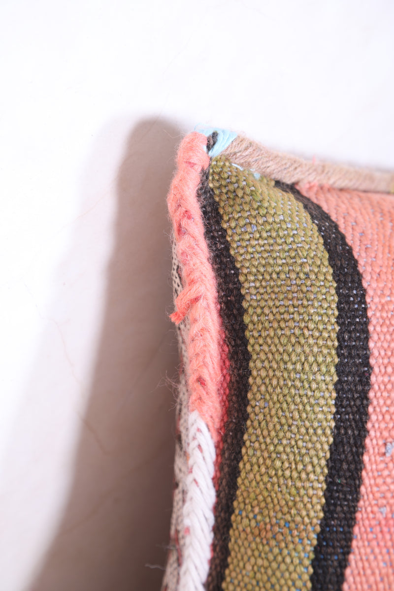 Moroccan handmade kilim pillow 13.3 INCHES X 23.2 INCHES - kilim pillow