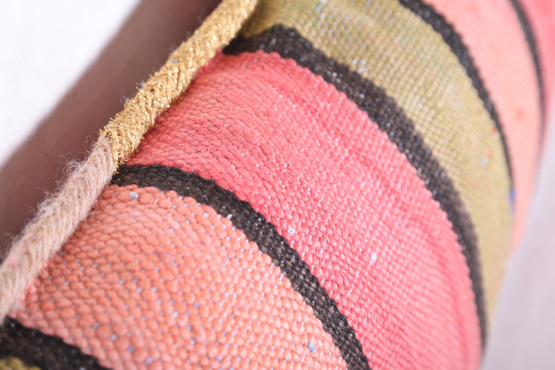 Moroccan handmade kilim pillow 13.3 INCHES X 23.2 INCHES - kilim pillow
