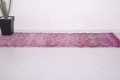 Purple Moroccan Runner Rug 2.8 X 8.5 Feet