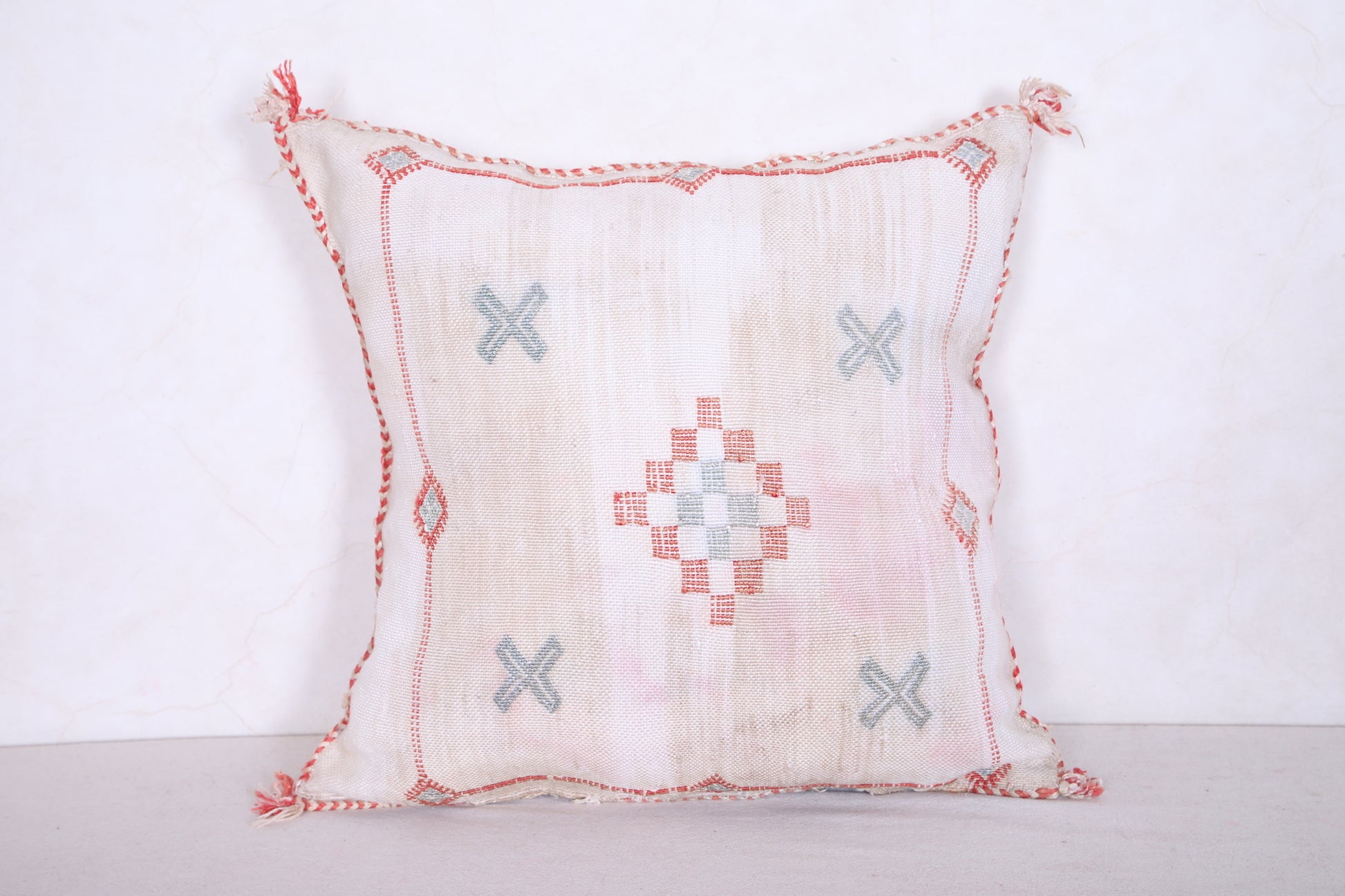 Moroccan handmade kilim pillow 17.7 INCHES X 17.7 INCHES