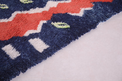 Fabulous Blue Azilal rug 3.3 X 5.9 Feet