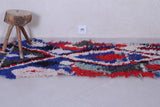 Colorful Moroccan Berber Rug Runner 2.4 X 5.7 Feet