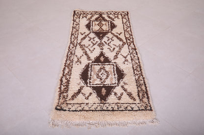 Vintage Runner Moroccan rug 2.4 X 5.7 Feet