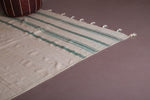 Vintage berber handwoven kilim rug 6.2 FT X 8.5 FT