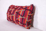 Vintage Moroccan Kilim Pillow 17.7 INCHES X 29.9 INCHES