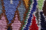 Colorful Berber Rug Runner 2.9 X 6.8 Feet