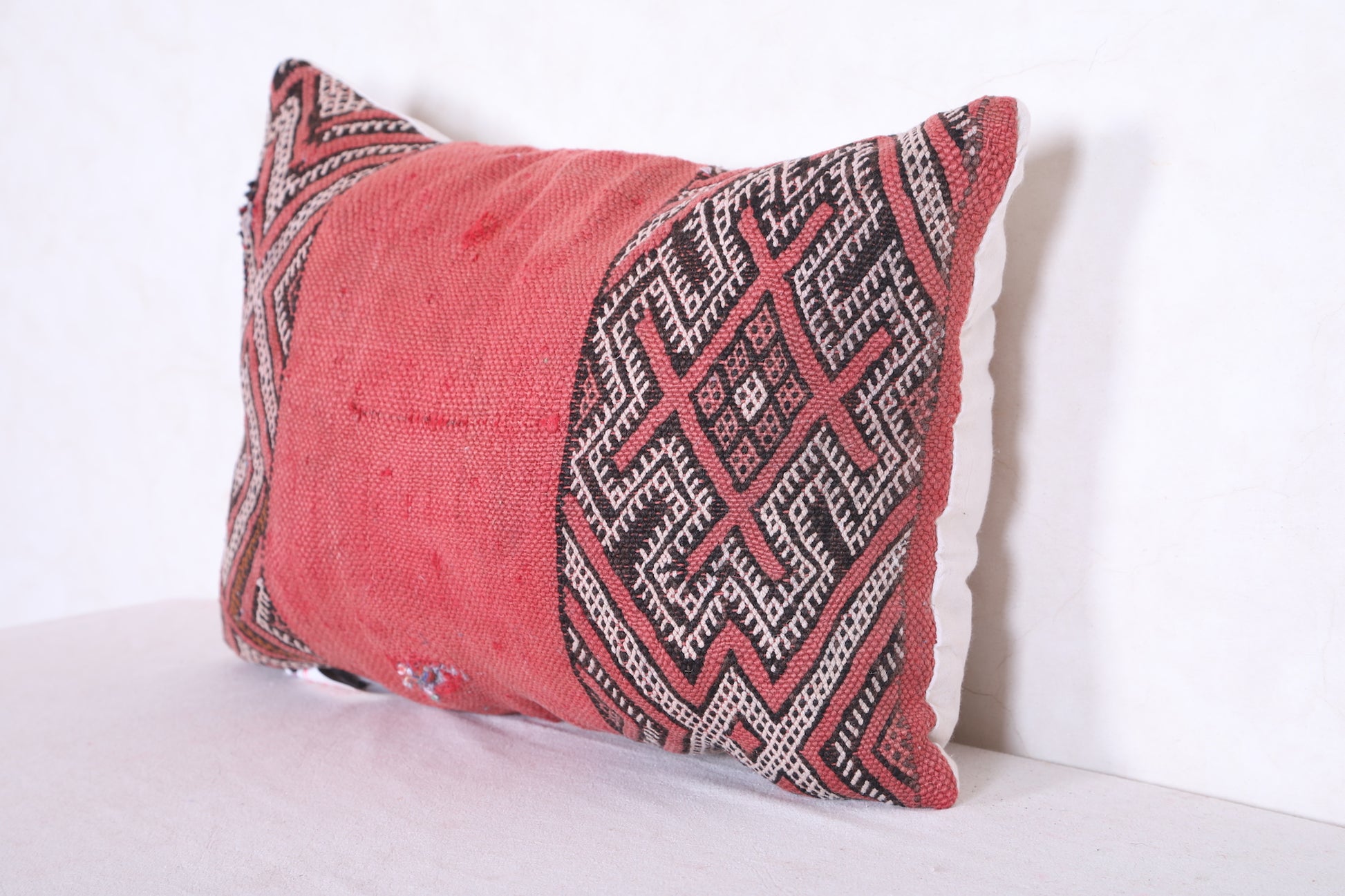 Moroccan handmade kilim pillow 14.9 INCHES X 22 INCHES