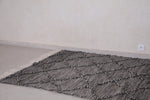 Gray Moroccan rug 4.9 FT X 7.7 FT