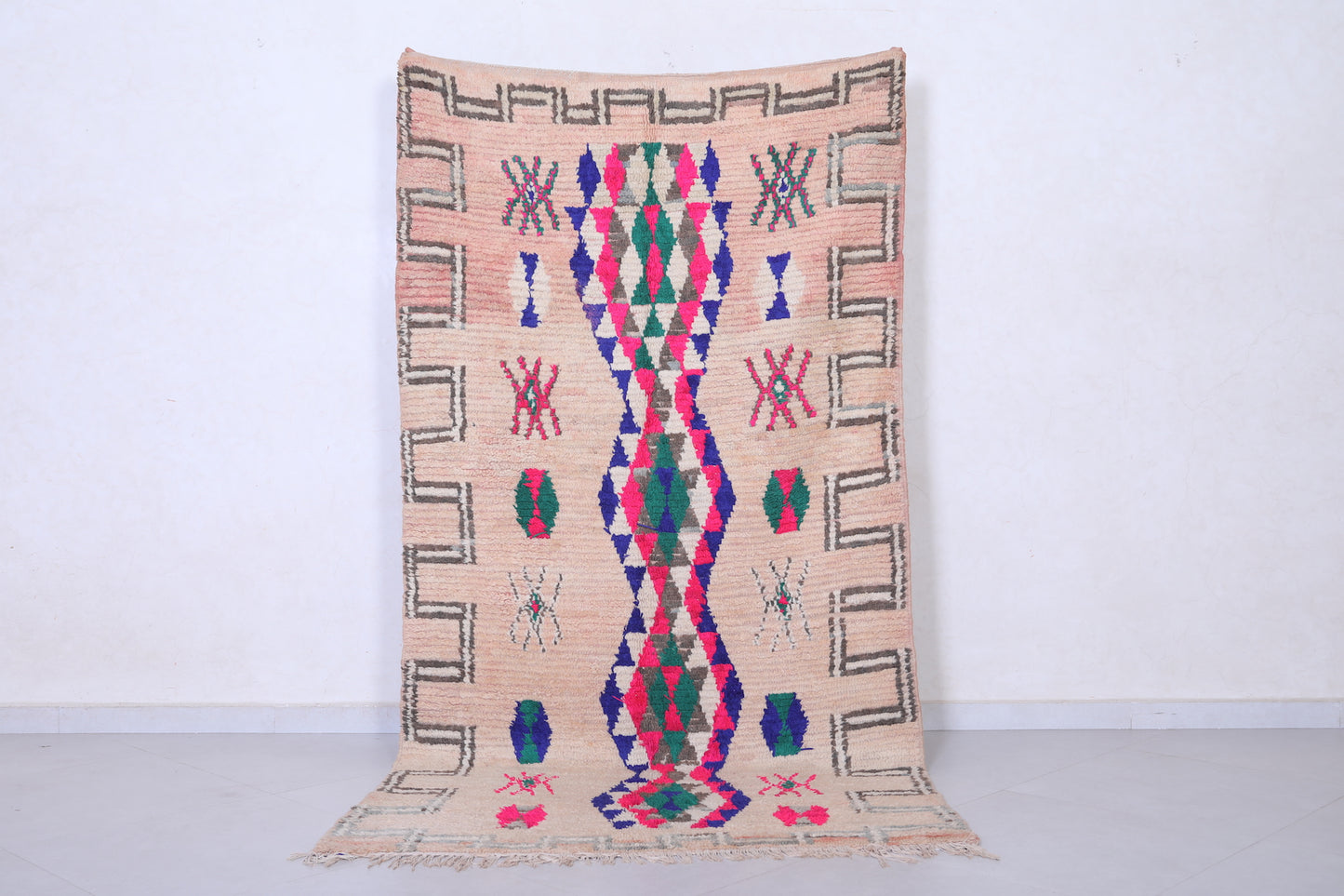 Vintage berber rug 4.2 X 8.1 Feet