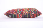 Moroccan handmade kilim pillow 11.8 INCHES X 22.4 INCHES