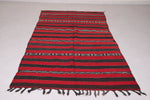Hand woven Berber kilim 4.4 ft x 8.5 ft