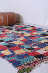 Bohemian checkered rug 4.5 X 8.2 Feet