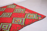 Red moroccan rug 5.5 X 5.9 Feet