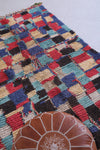 Bohemian checkered rug 4.5 X 8.2 Feet