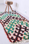 Vintage handmade moroccan berber runner rug 2.2 FT X 6.1 FT