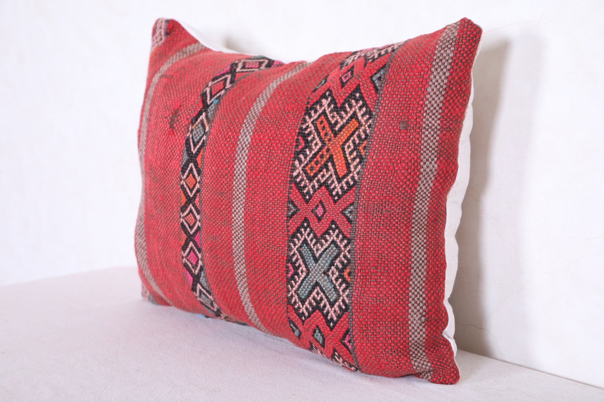 Moroccan handmade kilim pillow 15.7 INCHES X 20.8 INCHES